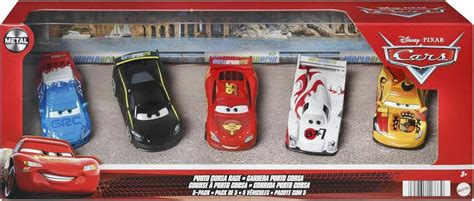 Disney Cars Toys Pack Porto Corsa Race Lightning Mcqueen Raoul