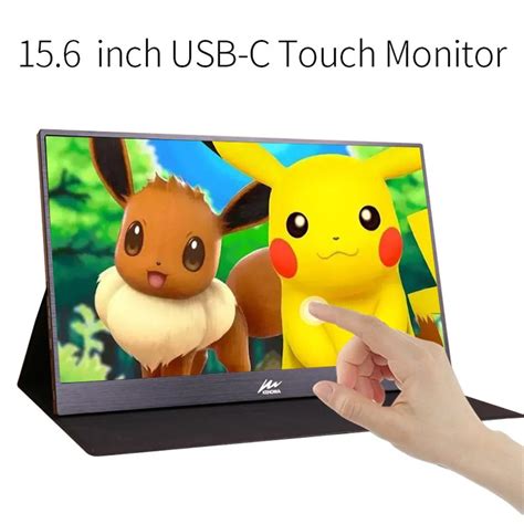 New 15.6 inch Touchscreen Portable Monitor with 2 Type C USB C Mini ...