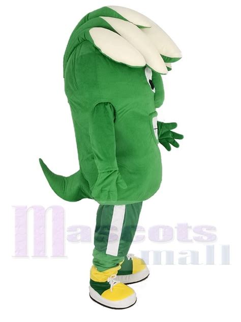 Funny Green Wave Mascot Costume