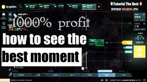 1000 Profit How To See The Best Moment Iq Option Strategy 2020 Youtube