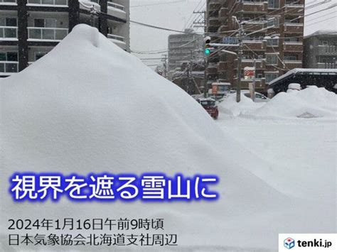 札幌大雪 積雪80cm到達 10日間程度で一気に60cmくらいの積雪増加tenkijp Goo ニュース