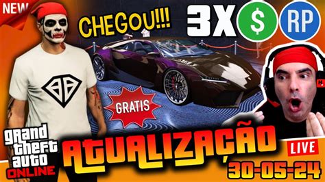 Atualização Semanal GTA Online 30 05 2024 Bônus Triplo 3X Dinheiro