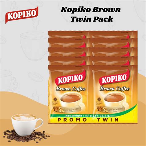 Pcs Twin Pack Kopiko Brown Coffee Promo Twin Pack Shopee Philippines