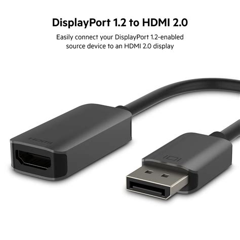 Displayport Hdmi Battleeo K Display Port To Cables Adapter