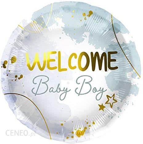 Folat Balon Foliowy Welcome Baby Boy Niebieski Cm Ceny I