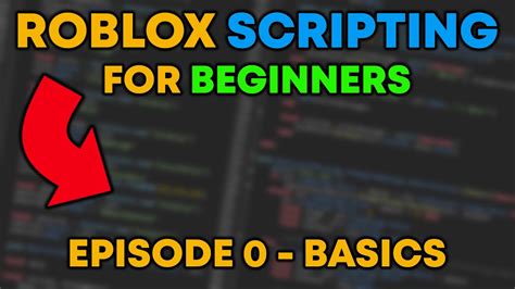 How To Script On Roblox Episode Studio Basics Youtube