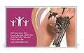 Naked Woman With Gun Business Card Template Design Id