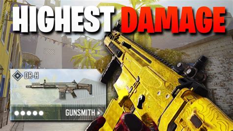 The HIGHEST DAMAGE AR With ZERO Recoil Gunsmith Build In COD Mobile DR