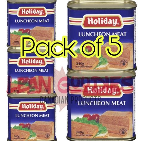 Holiday Luncheon Meat Canada 340g Pack Of 5 Exp0323 Shopee Philippines