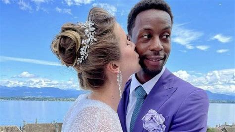 Here come the pictures! Gael Monfils and Elina Svitolina wedding ...