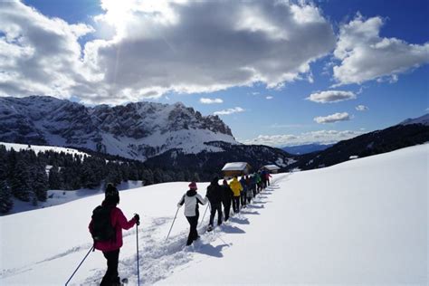 Schneeschuhwandern Südtirol Geführte Dolomiten Tour