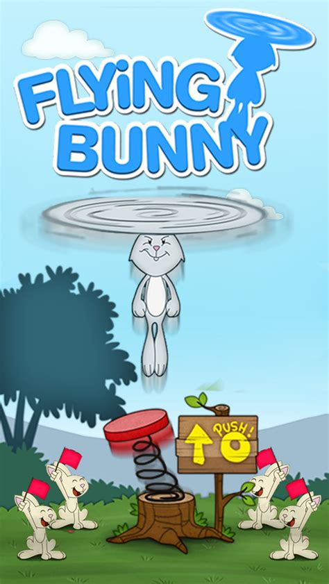 Flying Bunny Top - by Best Free Addicting Games for iPhone - Download