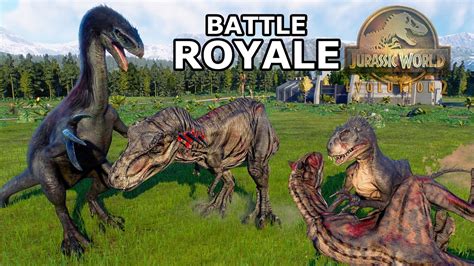 Battle Royale Dinosaurios Protagonistas Jurassic Wold Incre Ble