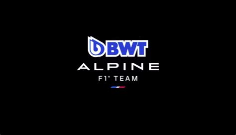 Alpine Sign Water Company BWT As F1 Title Sponsors