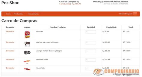 Sistema de Ventas Web con Carrito de Compras | CompuBinario