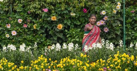 Photos Inside The Amrit Udyan Of The Rashtrapati Bhavan