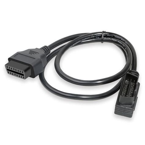 Obd Ii Obd Pin Male To Female Extension Cable Diagnostic Extender Cm