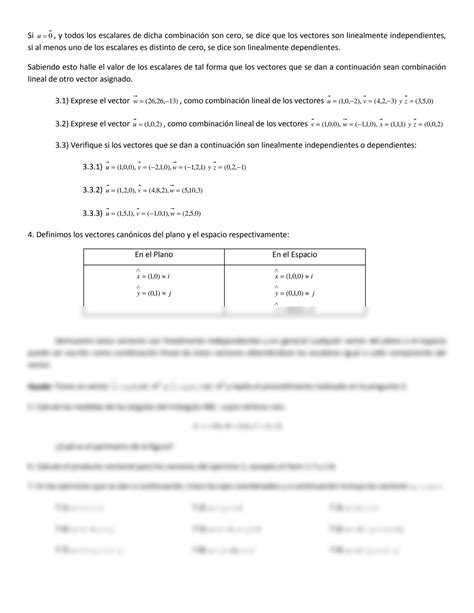 SOLUTION Pr Ctica Iv Vectores En El Plano Y Espacio 2c Rectas Y Planos