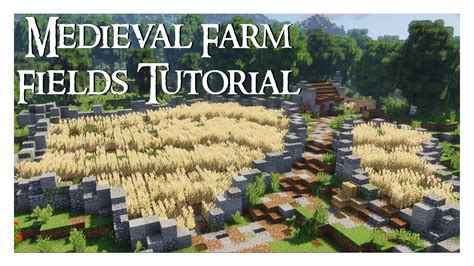 Minecraft Medieval Farm Design