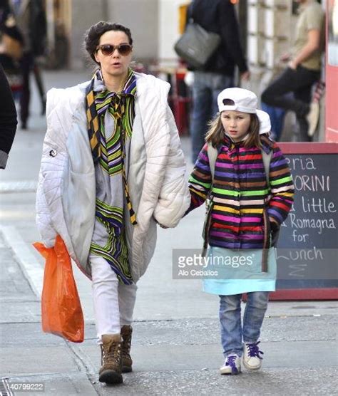 Bjork and daughter Isadora Barney are seen in soho on March 6, 2012 ...