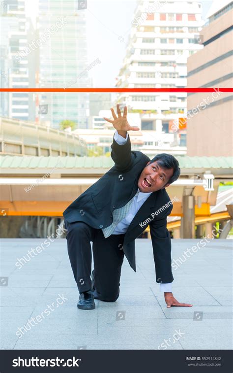 business man  reaching finish  stock photo  shutterstock
