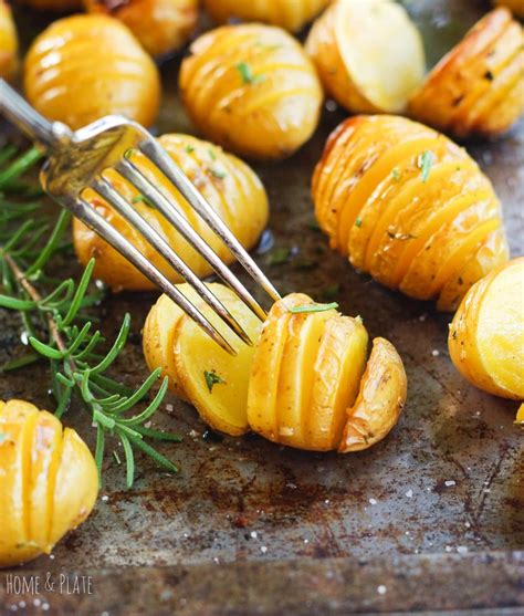 Easy Crispy Oven Roasted Honey Gold Potatoes Home And Plate