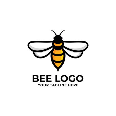 Bee Logo Design Vector 11864144 Vector Art At Vecteezy