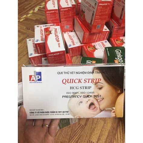 Hộp 24 que thử thai quickstrip Shopee Việt Nam