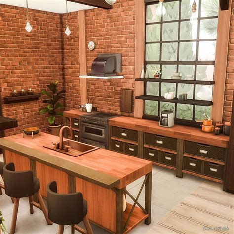 The Sims 4 Modern Industrial Home