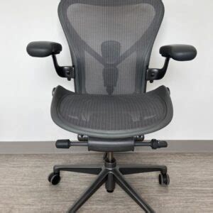 Herman Miller Aeron Size B Graphite Loaded Refreshed Office