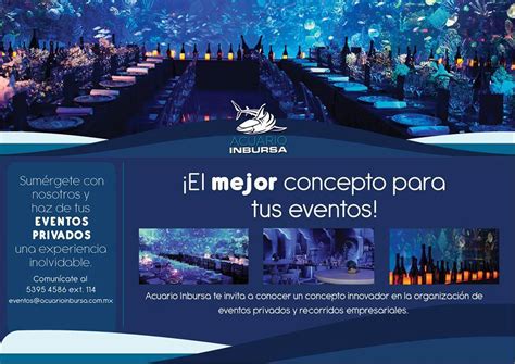 Acuario Inbursa On Twitter Conoce El Mejor Concepto Para Tus Eventos