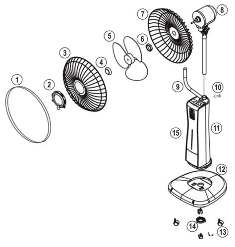 BLACK DECKER BXMF75E Mist Fan Instruction Manual