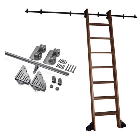 Buy 1m6m Rolling Library Ladder Hardware Kit Sliding Ladder Library