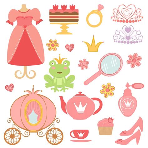 Princesa Icons Vector Vector Art Stock Images Depositphotos