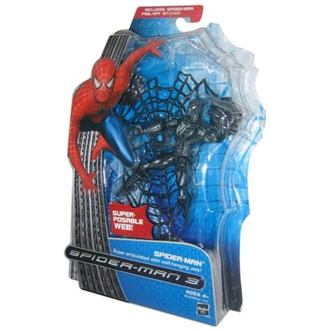 Spider-Man 3 Spider-Man Action Figure [Black Suit] - Walmart.com ...