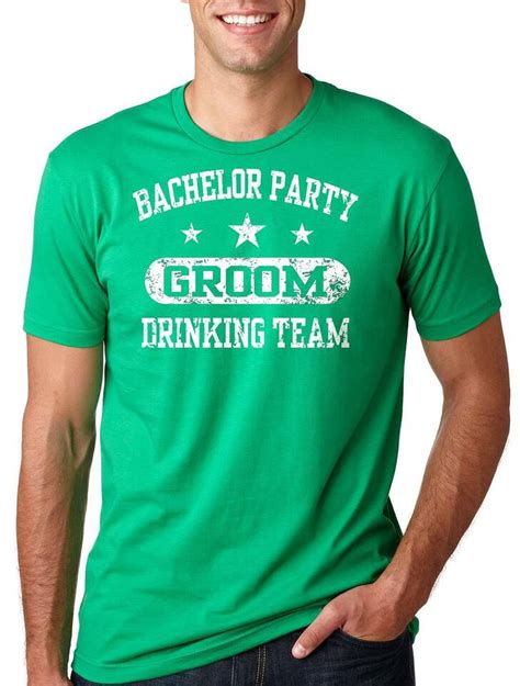 Bachelor Party Groom T Shirt Groom Drinking Team Tee Shirt Engagement