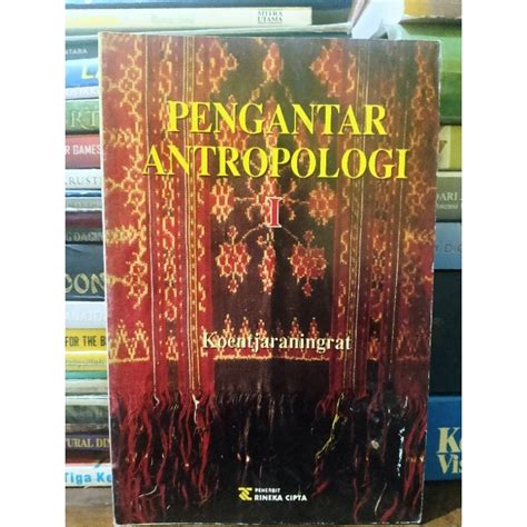 Jual Buku Pengantar Antropologi By Koentjaraningrat Original