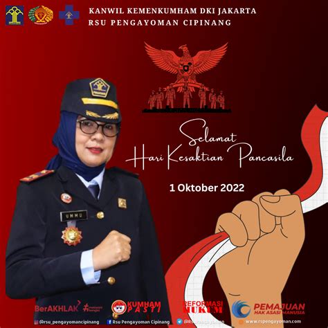 Selamat Hari Kesaktian Pancasila Oktober Rumah Sakit Umum