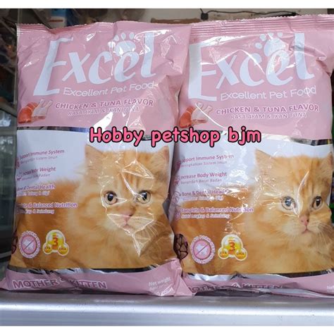 Jual Excel Mother Kitten 500gr Makanan Anak Ibu Kucing Anakan 500