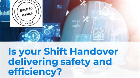 Shift Handover Back To Basics