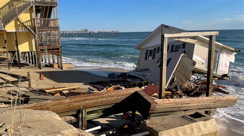 Beach Erosion Causes Home Collapse On The Outer Banks Wcnc