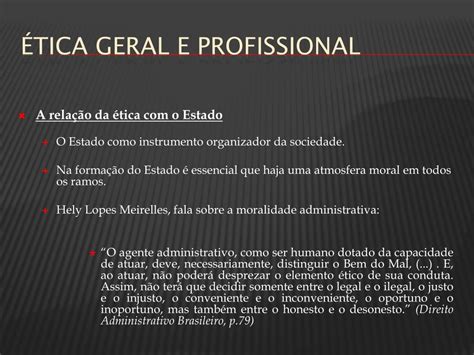 PPT ÉTICA GERAL E PROFISSIONAL PowerPoint Presentation free download