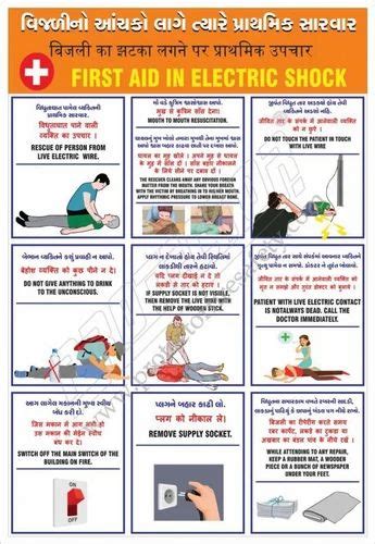 Paper Electric Shock Treatment For First Aid Chart At Rs Piece In