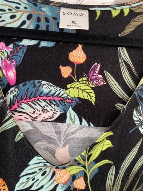 soma intimates sleepwear soma tropical animal print maxi