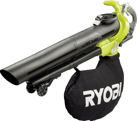 Ryobi Rbv B Sans Fil Souffleur Broyeur Aspirateur V Sur Roulettes