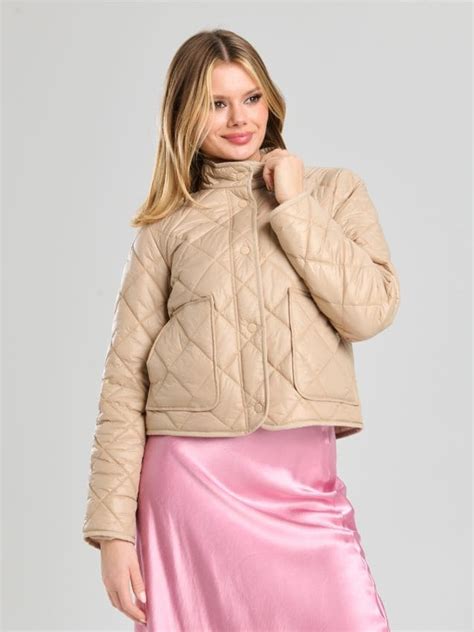 Geacă matlasată Culoare nude SINSAY FJ X