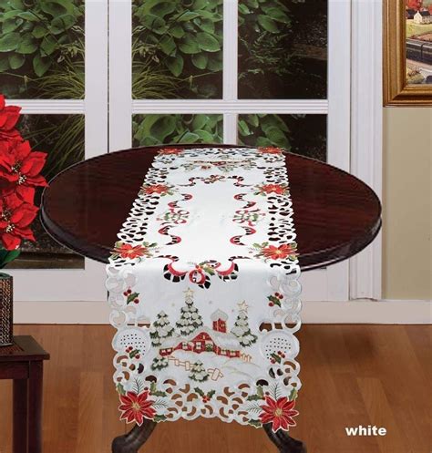 Amazon Creative Linens Holiday Christmas Table Runner X