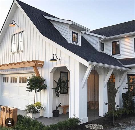 Top 10 White Farmhouse Exteriors Seeking Lavender Lane