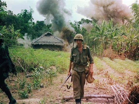 Vietnam War In Action In Color