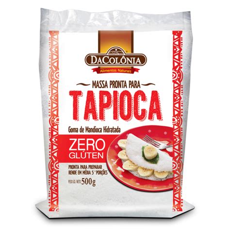 Tapioca Goma De Mandioca Hidratada Dacolônia Produtos Naturais